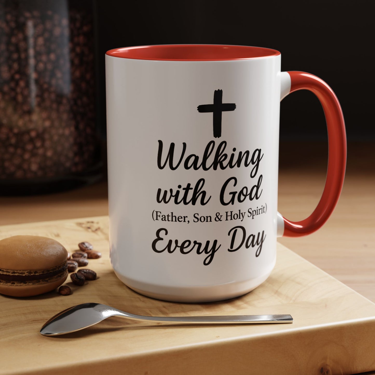 Walking with God Every Day | Accent Coffee Mug
