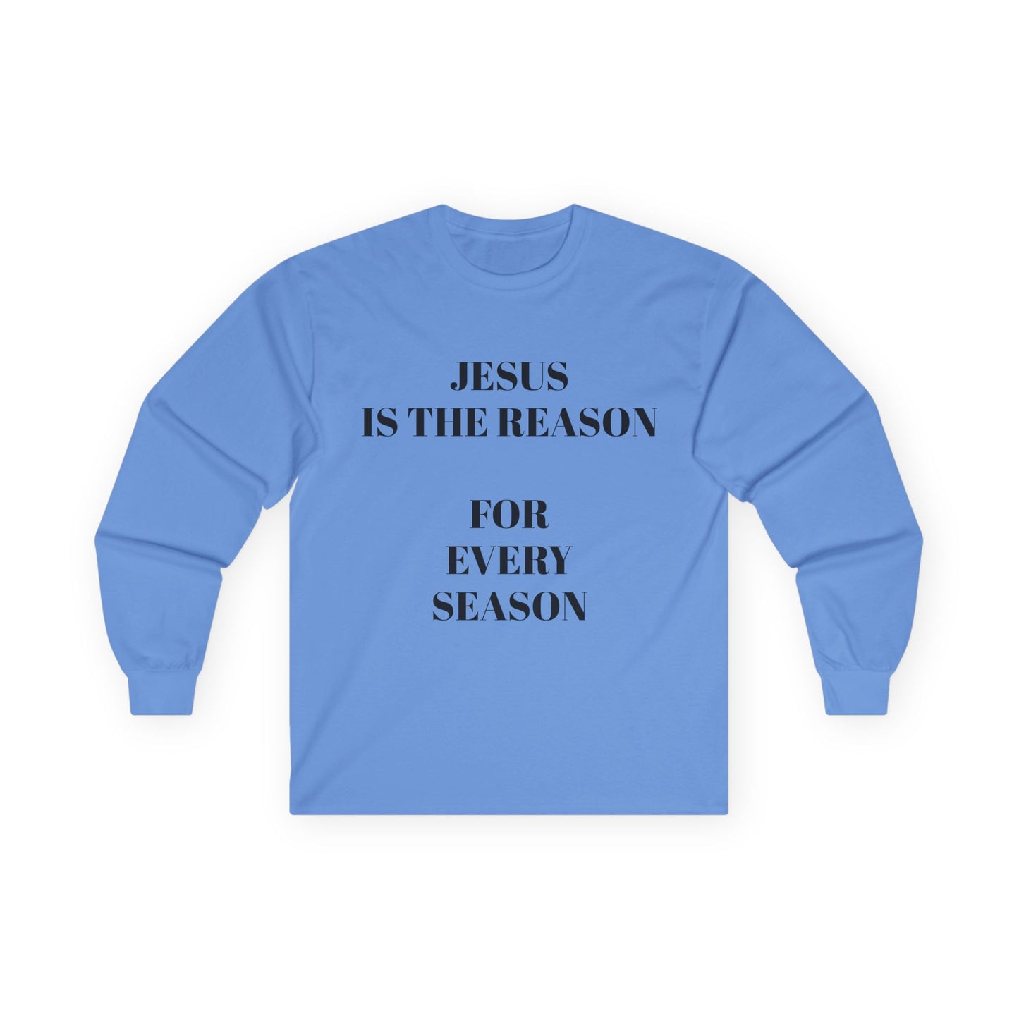 Jesus Is The Reason Long Sleeve Tee — Hebrews 13:8 Faith Shirt