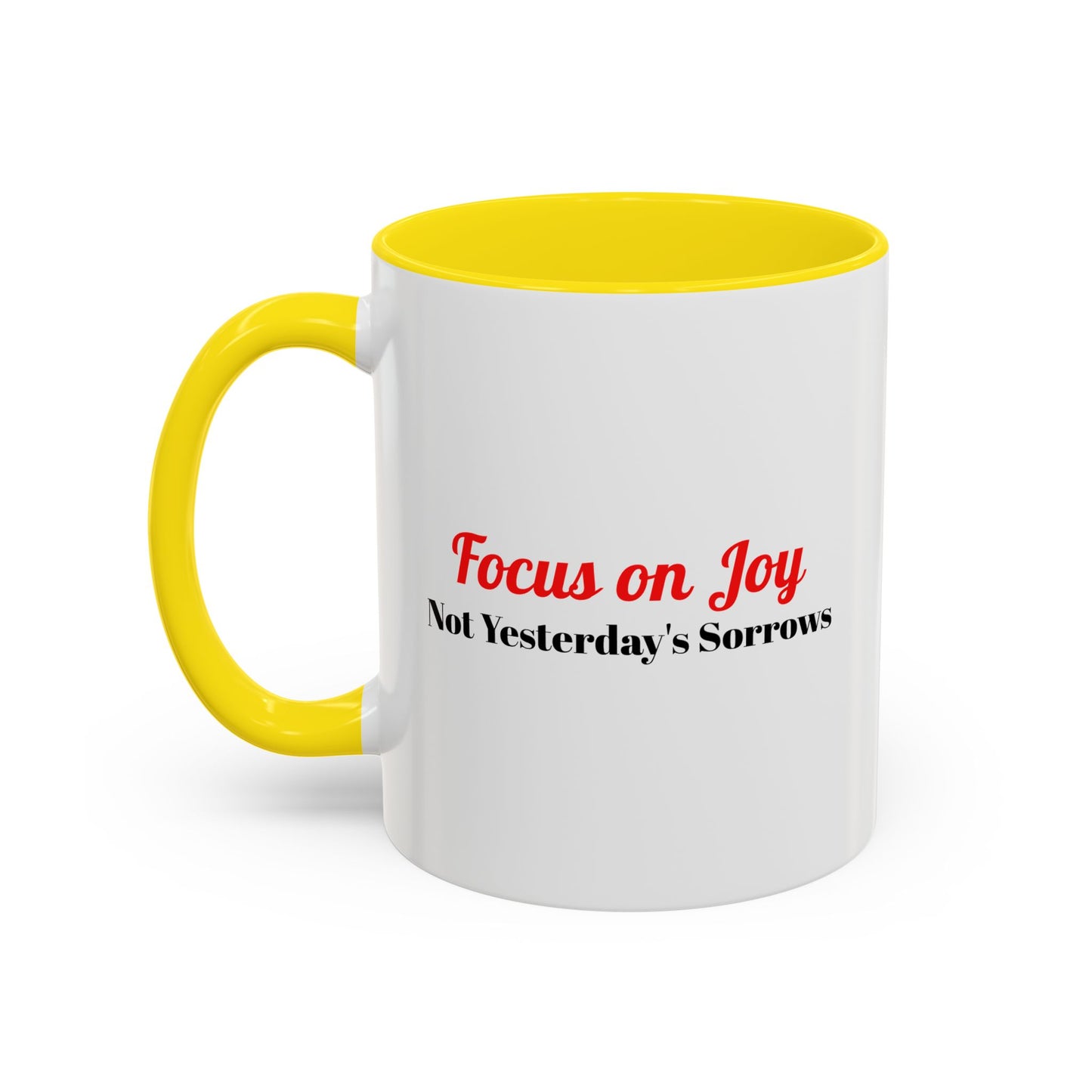 Psalm 30:5 Accent Coffee Mug – Inspirational Christian Scripture Tea Cup