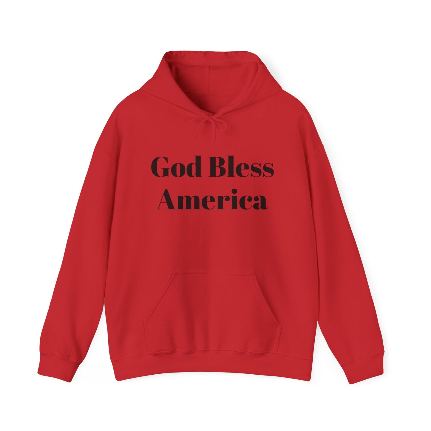 God Bless America Hoodie – Patriotic USA Graphic Hooded Sweatshirt