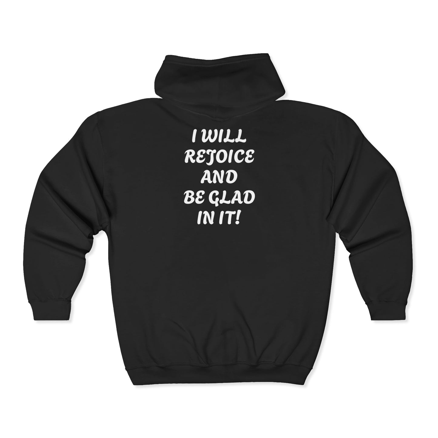 This is the day the Lord has made | Faith-Inspired Full Zip Hoodie, Inspirational Apparel, Religious Sweatshirt, Cozy Spiritual Gift, Bible Verse Hoodie, Christian Fashion