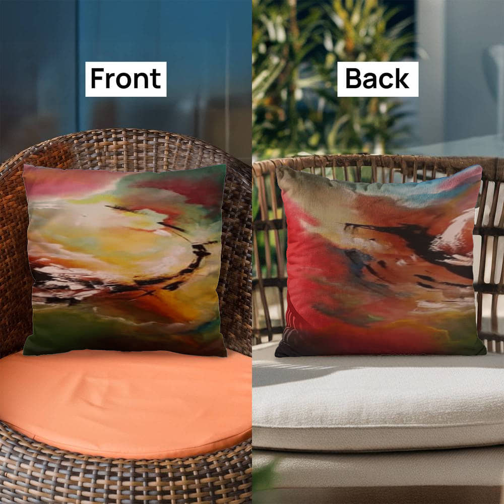When light breaks through the storm | Classic Pillow | Artwork by Terrence Lewis
