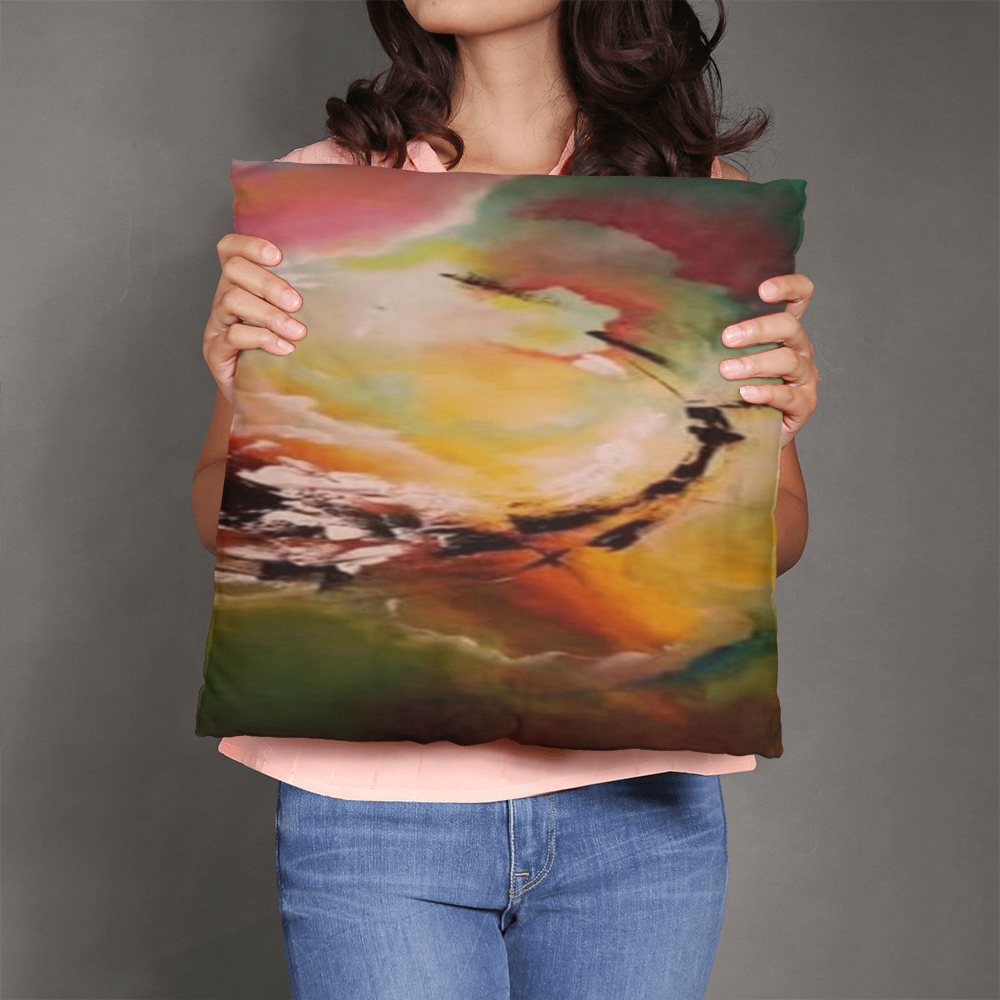 When light breaks through the storm | Classic Pillow | Artwork by Terrence Lewis