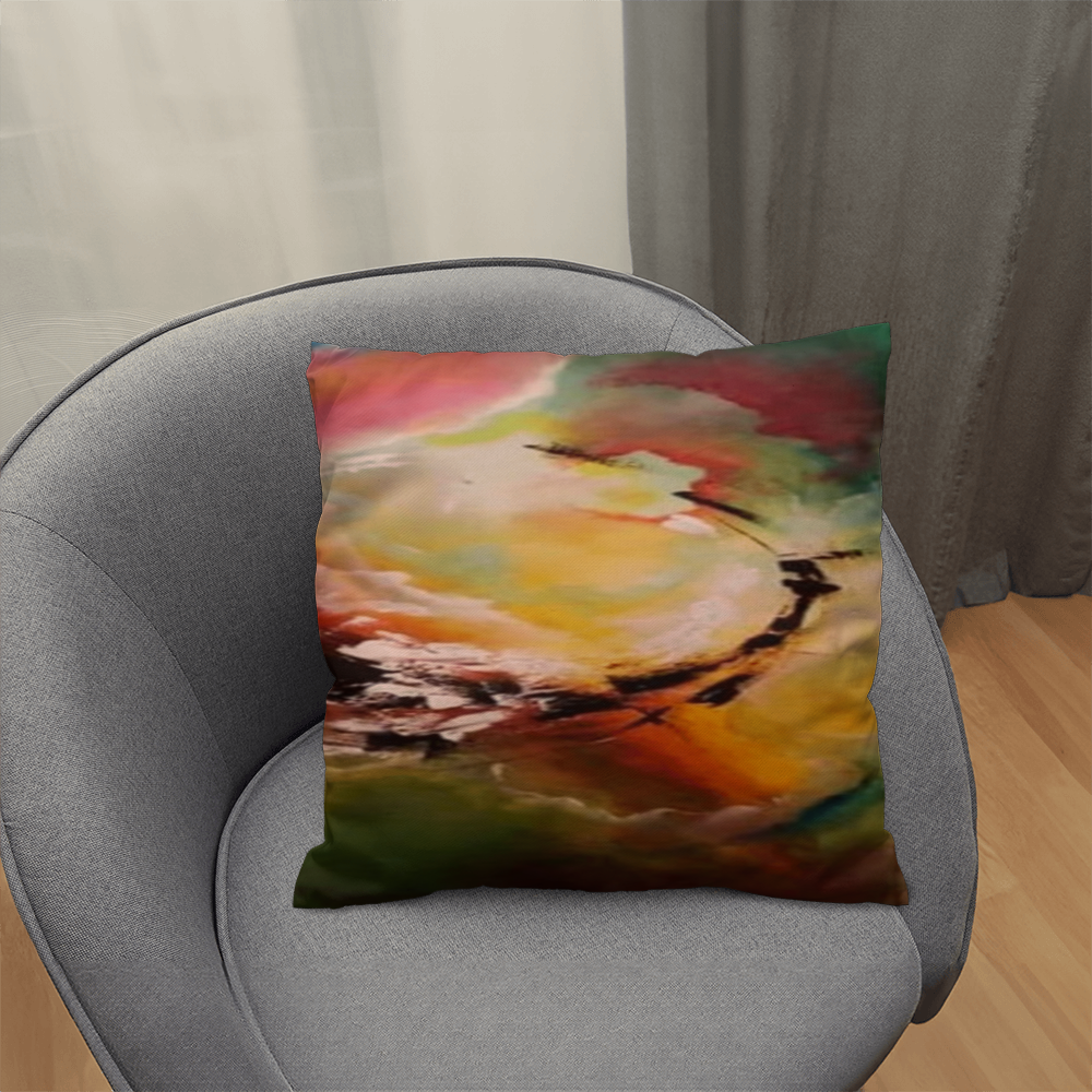 When light breaks through the storm | Classic Pillow | Artwork by Terrence Lewis