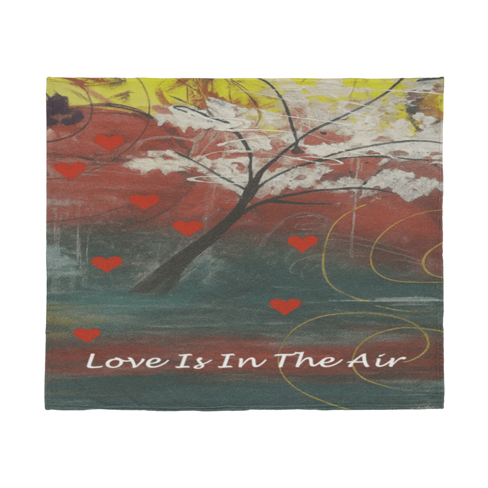Love Is In The Air | Jersey Fleece Blanket