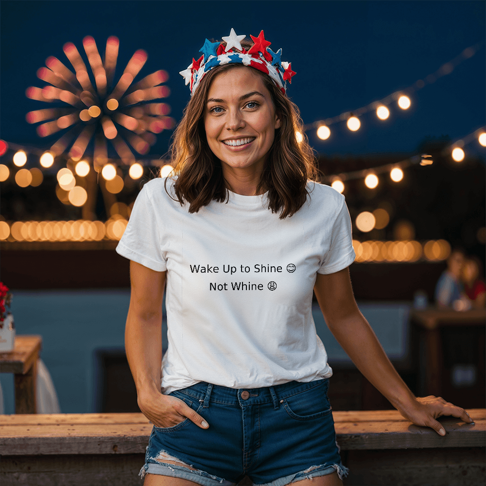 Wake Up to Shine Not Whine T-Shirt